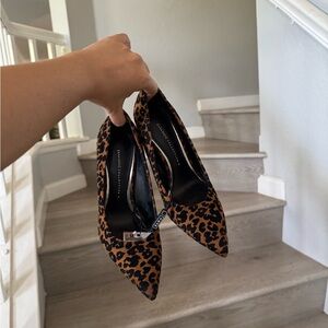 Zara Leopard Print Heels